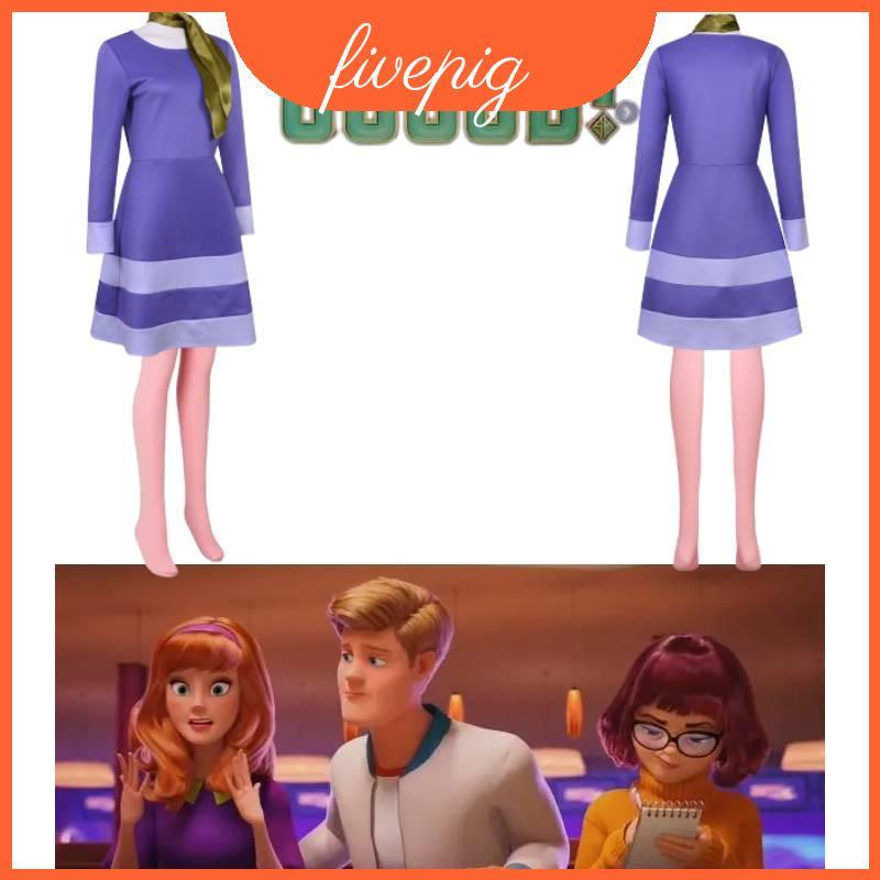 ชุดคอสเพลย์ Scooby-Doo ดึงดูดสายตา เหมาะสำหรับวันฮัลโลวีนและงานปาร์ตี้