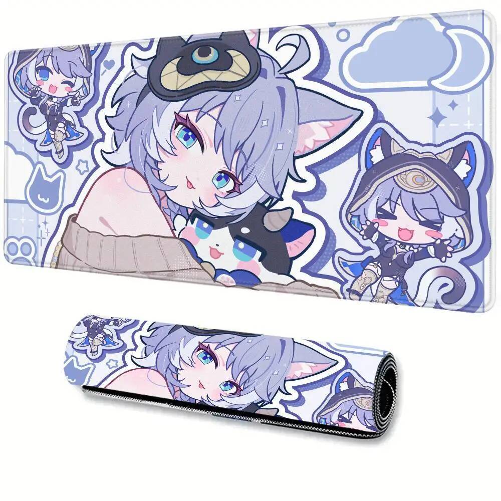 ยาง Mini Pc Honkai Star Rail Cipher แผ่นรองเมาส์เกมคีย์บอร์ดแล็ปท็อปคอมพิวเตอร์ความเร็วเดสก์ท็อป Mat Gaming อุปกรณ์เสริม Mousepad