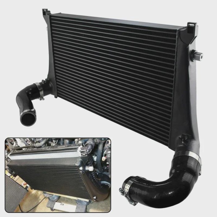70MM Intercooler Kit Competition For VW GTI MK7 Golf R Audi A3/S3 Skoda Superb 3V Seat 1.8T 2.0T TS