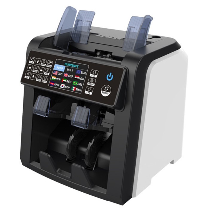 AL-950 Dual CIS Banknote Sorter Fitness Mix Value Money Counter Counterfeit Bill Counter
