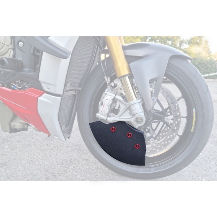 V4 2025 For DUCATI Streetfighter / Panigale V4 V4S 2025 Carbon Fiber Front Brake Disc Wheel Cover P