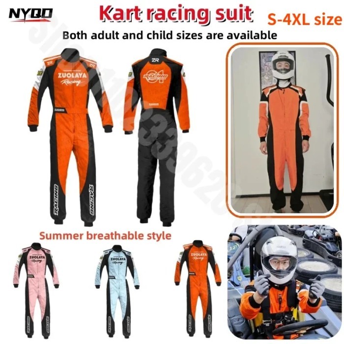 Kart Racing Breathable Outdoor ATV Training Suit Adult/children Motorcycle Riding Suit F1 Training