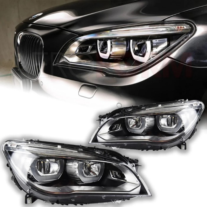 AKD Car Styling for BMW F02 Headlights 2009-2014 740i 730i 735i F01 LED Headlight Projector Lens DR