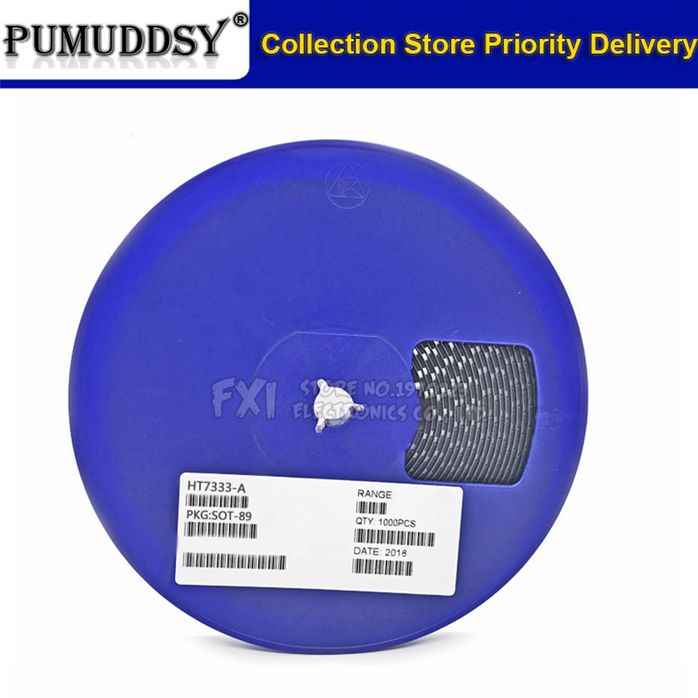 1000PCS HT7333-A SOT89 HT733-1 SOT-89 HT7333 7333-1 SMD 7333A-1 IC ใหม่และต้นฉบับ