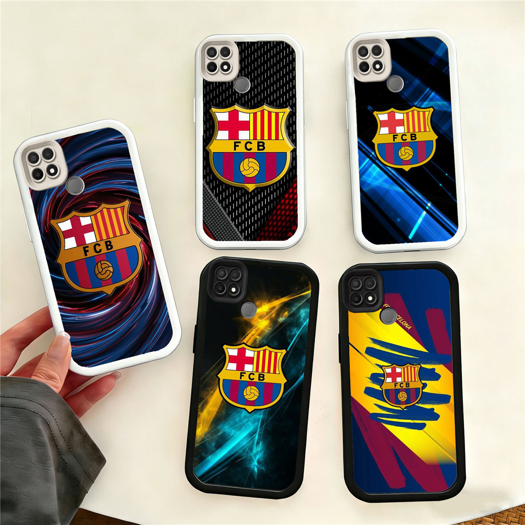 WB19 Barcelona Casing สําหรับ Hp ชุบ OPPO Note GT C65 60 8 A3X 6 A3 C63 5G TPU วัสดุ