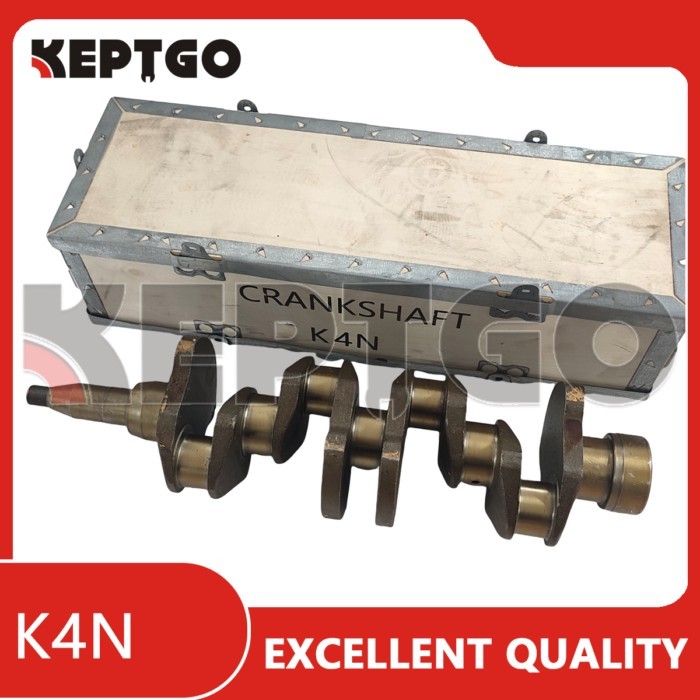 K4N Crankshaft For Mitsubishi K4N Excavator Engine Spare Parts