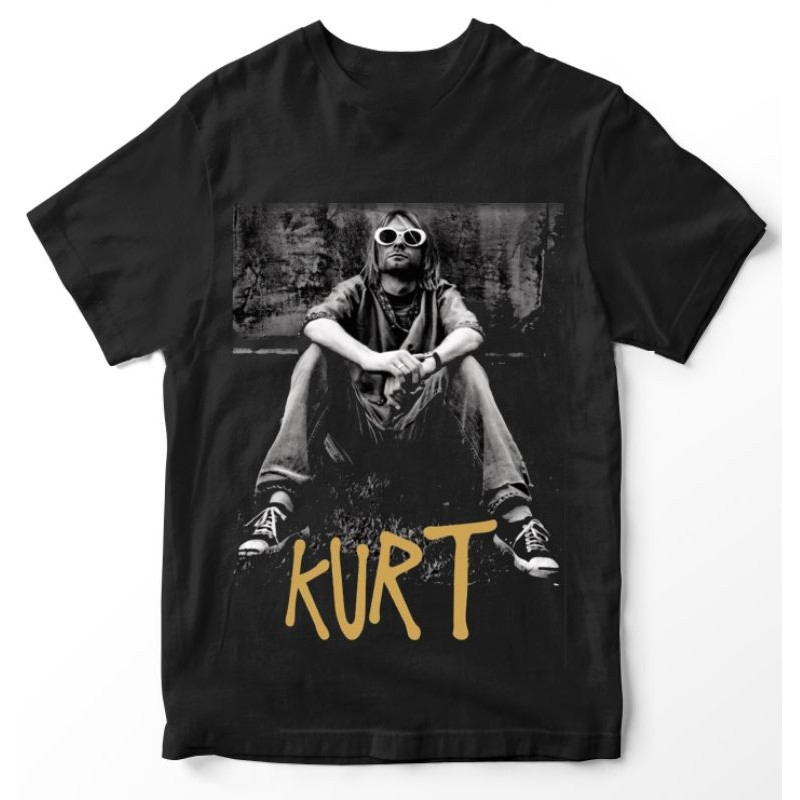 Kurt Cobain Premium T-Shirt สไตล์ Grunge Nirvana
