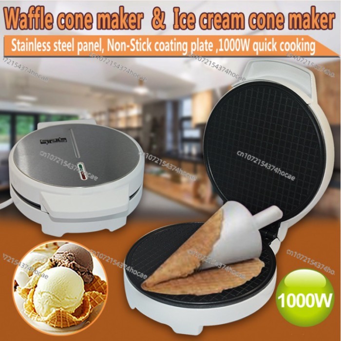 Electric Egg Roll Machine DIY Mold, Pancake Baking Pan, Waffle Pancake Grill, Oven