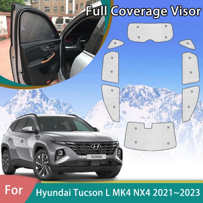 Car Sunshade For Hyundai Tucson L MK4 NX4 2021 2022 2023 Accessories Auto Outdoor Sun Protection Pa