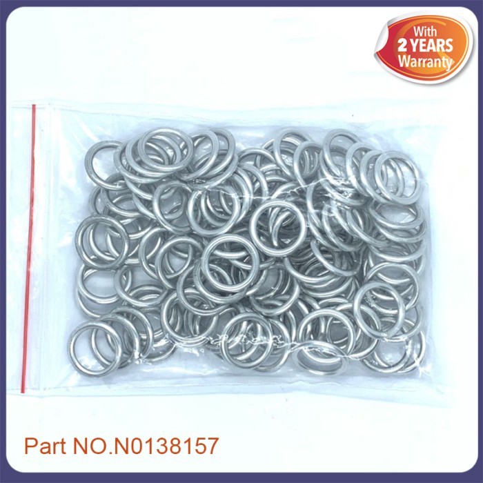 100PCS Auto Engine Oil Drain Plug Gasket 14X20X1.5mm For AUDI A3 A4 For VW Touareg Beetle CC J-etta