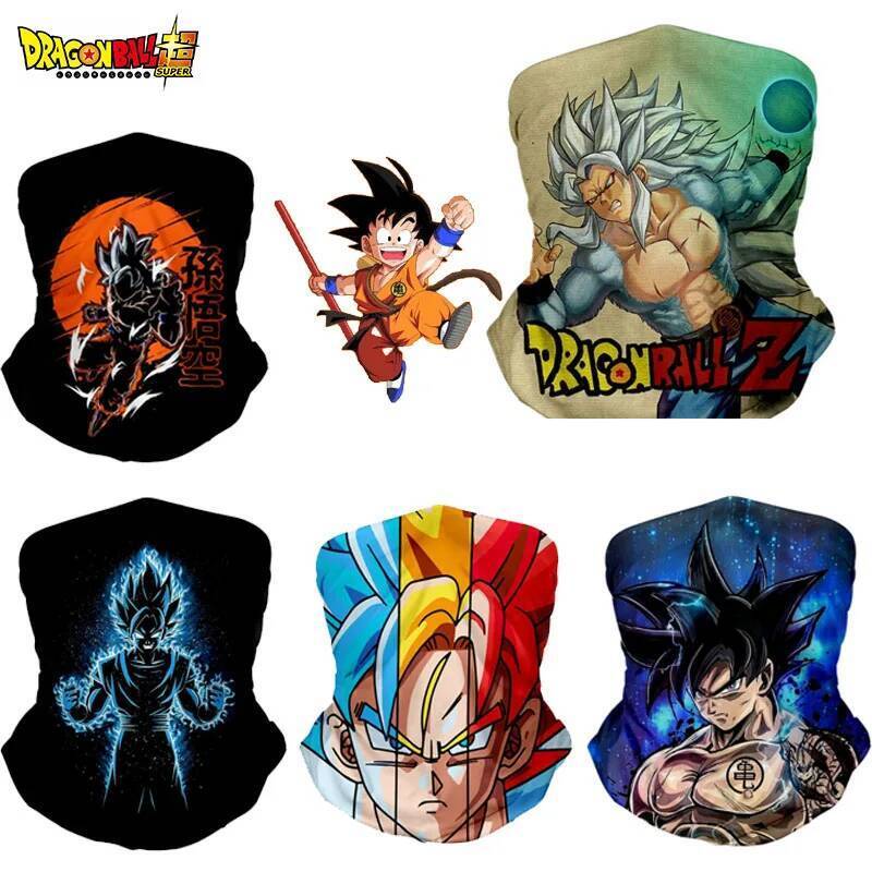 ใหม่ Dragon Ball Z Goku Vegeta DBZ Bandana คอ Gaiter Wrap ผ้าพันคอมัลติฟังก์ชั่ Headwear ขี่จักรยานส