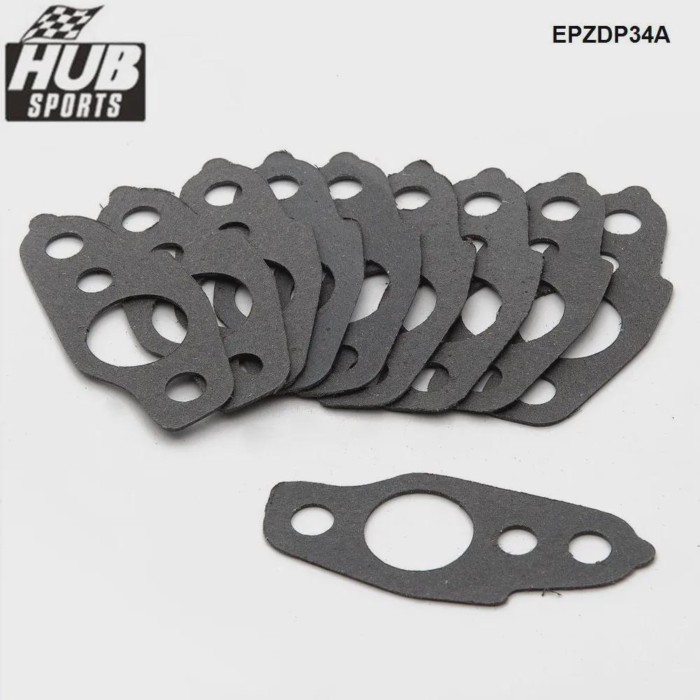 10pcs/Lot For TOYOTA CT9, CT12, CT20, CT26 Turbo Oil Feed & Return Gasket EPZDP34A