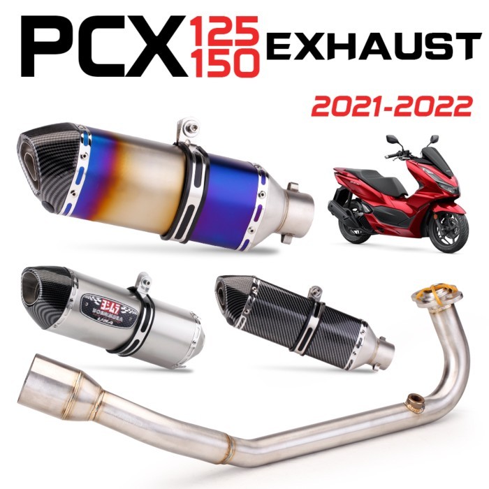For PCX125 PCX150 PCX 125 150 2021-2022 Motorcycle Exhaust Escape Full System Modified Muffler Slip