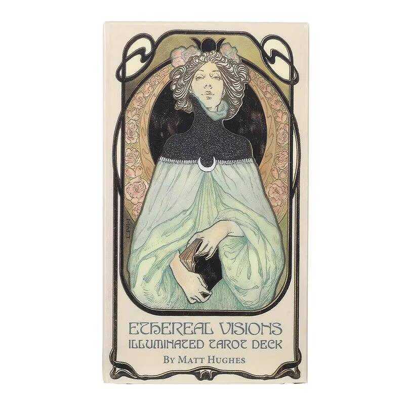 12X7 Ethereal Visis Tarot Ethereal Visis Tarot Vision เกมกระดานไพ่ทาโรต์