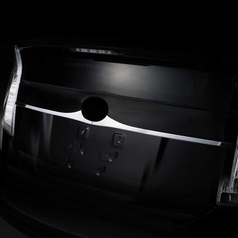 เหมาะสําหรับ PRIUS 30 Tailgate Car Logo Handle ดัดแปลง PRIUS30 ปลายสแตนเลส Tailgate โลโก้รถ Trim