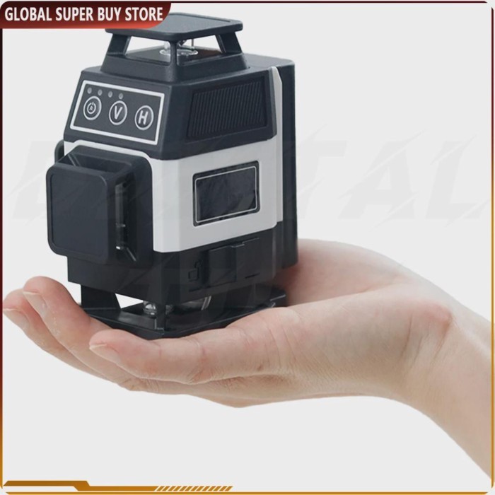 Mini Laser Level 12/16 Lines 3D/4D level Self-Leveling 360° Horizontal Vertical Cross Green Laser B