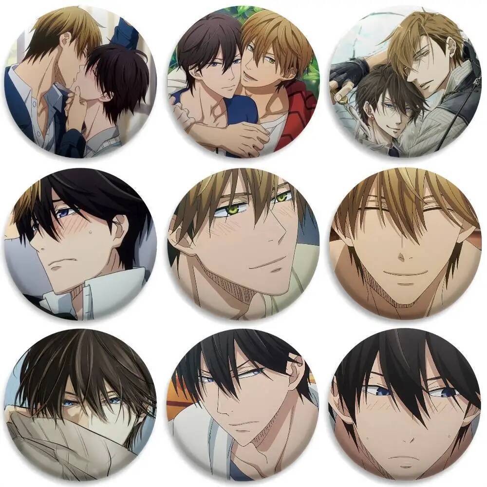 D-Dakaretai Otoko 1-i Ni ป้ายรอบป้ายประณีตเข็มกลัด Creative Pins สําหรับเสื้อผ้าหมวกกระเป๋าเป้สะพายห