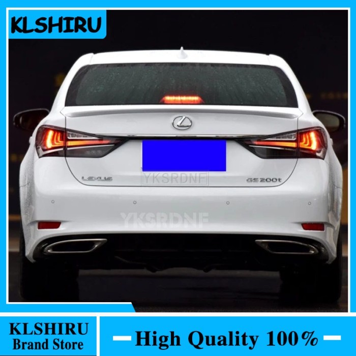 YKSRDNF For LEXUS GS350 GS300 GS450 Spoiler 2013-2019 High Quality ABS Material Car Rear Wing Prime