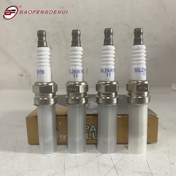 4PCS Car Spark Plug SILZKR7B11 for MERCEDES-BENZ A0041592503 for Kia K3 K4 1.8L K4 K5 Sportage 2.0L