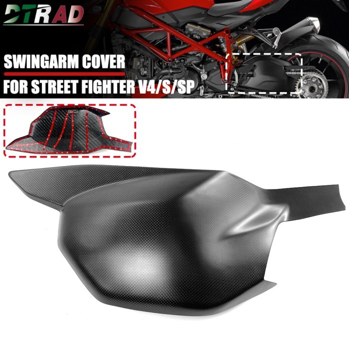 For DUCATI Streetfighter V4 V4S V4SP 2020-2023 Carbon Fiber Accessories Motorcycle Rear SwingArm Sw