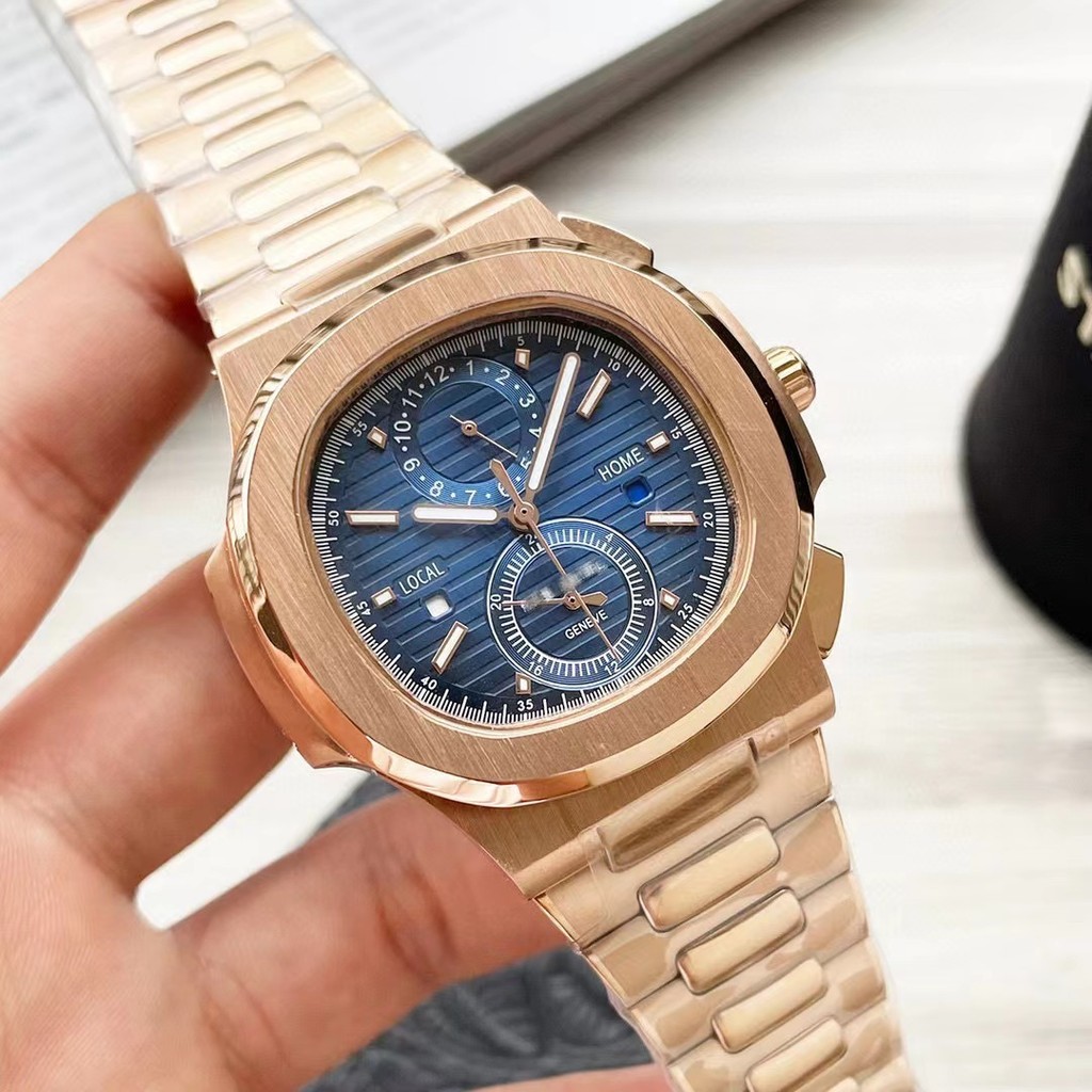 2026 แฟชั่นกีฬา Golden Eagle Series Swiss นาฬิกาผู้ชายนาฬิกากลไกอัตโนมัติ Multi-Function V6 โรงงาน e