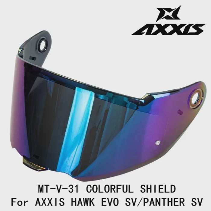 Axxis Helmet Shield for HAWK EVO SV PANTHER SV Helmet Replacement Glass MT-V-31 Shield Original AXX