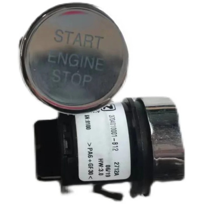1pc for Zotye SR9 SR7 T600 T700 Domy X7 X5 Z500 one-button start switch