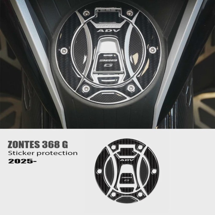 For Zontes 368 G 368g 2025 3D Motorcycle Sticker Oil Tank Cover Protection Scooter