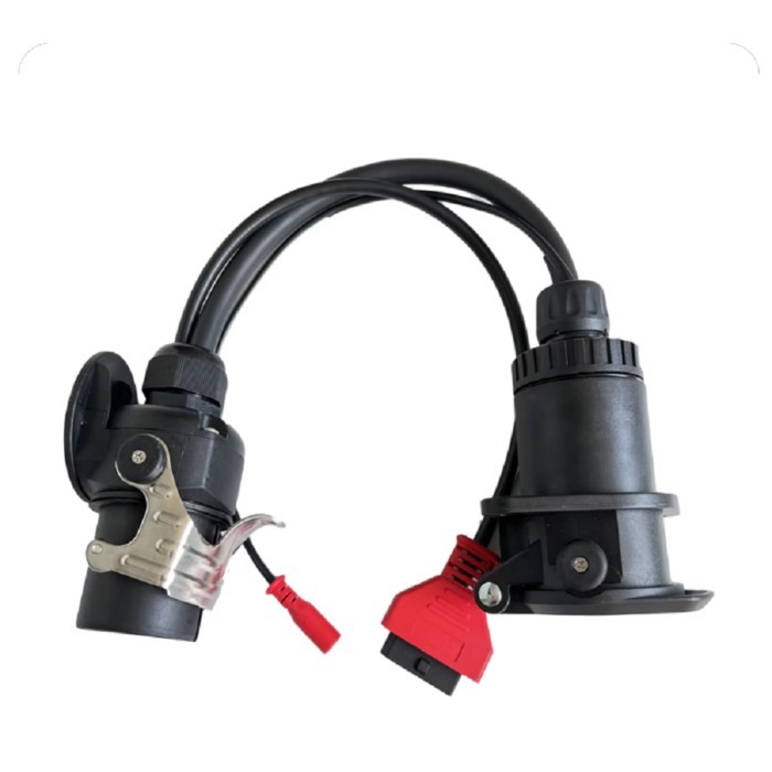 Adapter Cable EBS ISO 7638 OBD2 Trailer Diagnostic for Bosch ,for Autel, for Autocom and Other Truc