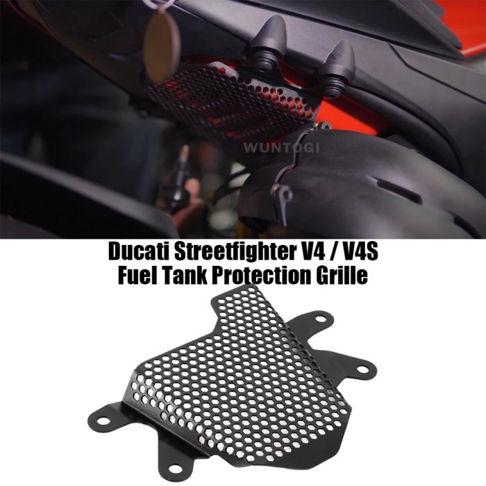For Ducati Streetfighter V4 V4S 2020- Motorcycle Fuel Tank Cover Guard Streetfighter V4 V4S Motorcy