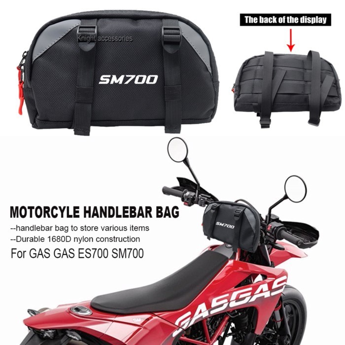 For GAS GAS ES700 SM700 SM 700 ES 700 Motorcycle front handlebar bag multifunctional storage bag tr