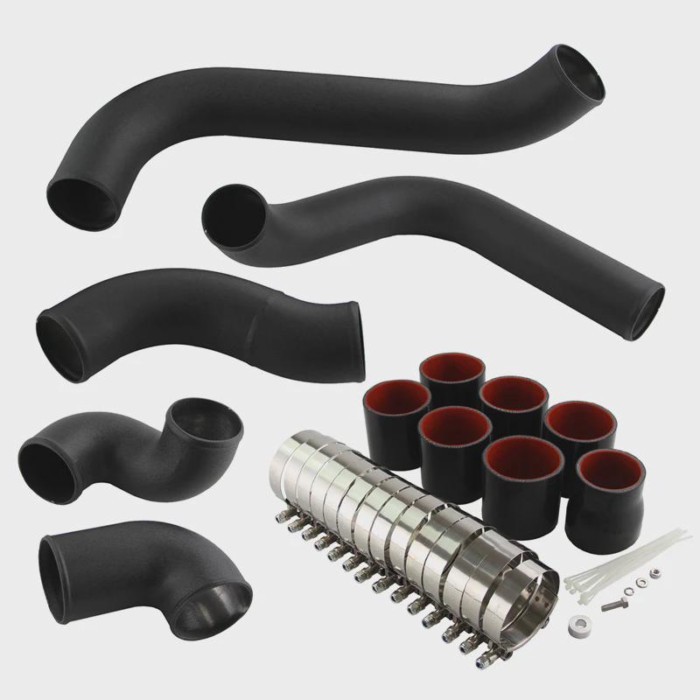 Fit for Toyota Chaser Cresta Mark II JZX90 92-96 JZX100 96-01 Upgrade Front Intercooler Pipe Black