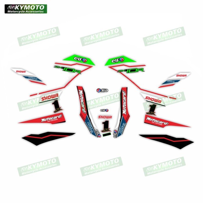 For ZX10R ZX-10R 2021 2022 2023 2024 Racing Motorcycle Accessories Sticker Fairing Decal Body Full