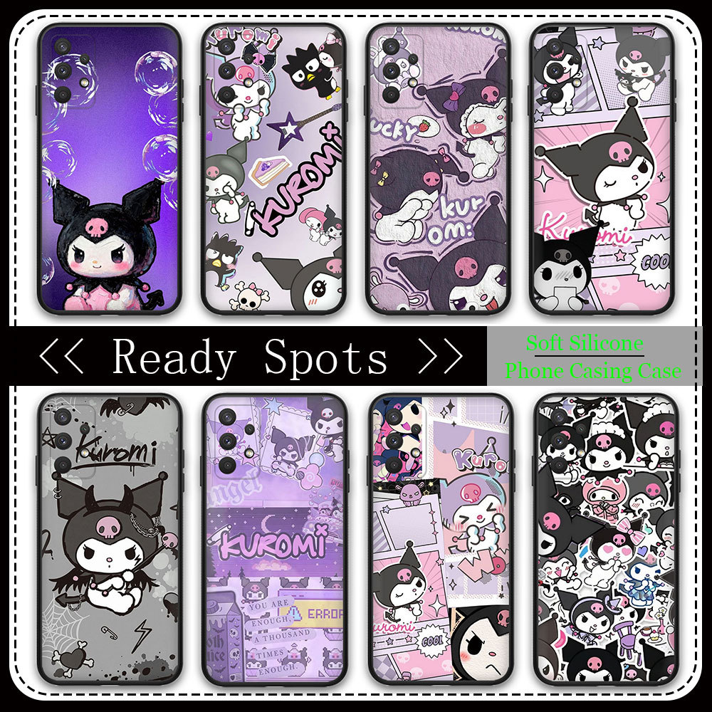 ฝาครอบ TPU สําหรับ OPPO A60 A79 A80 Reno 11F 12 12F 12FS Y141 kuromi Black Soft Case