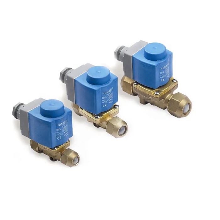 EVR type Solenoid Valve SAE Cold Storage Solenoid Valve Air Conditioning 2 Way Valve