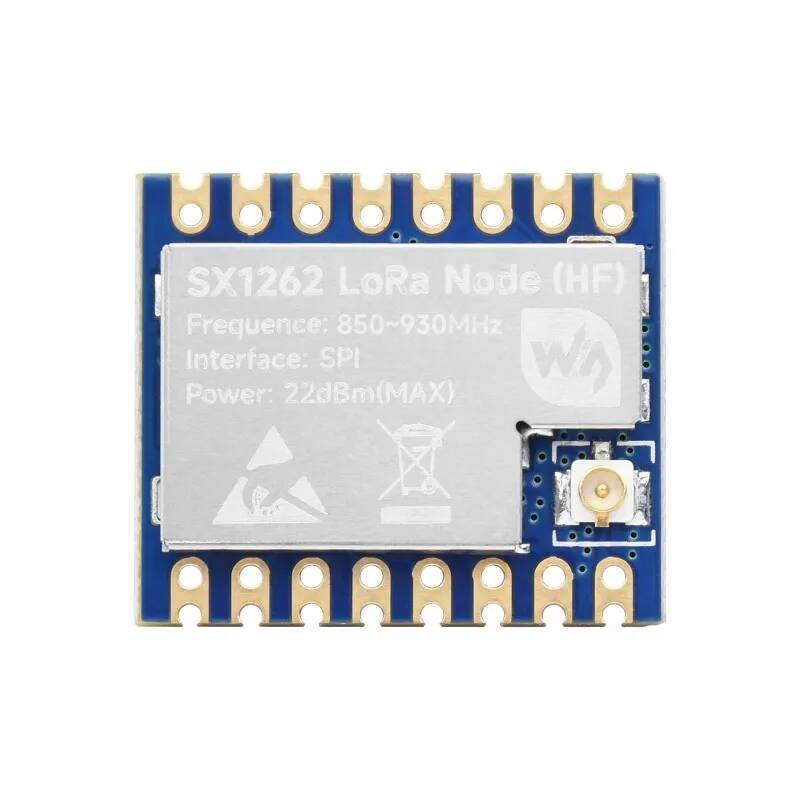 โมดูล Core1262 HF LoRa, ชิป SX1262, การสื่อสารระยะยาว, ป้องกันการรบกวน, เหมาะสําหรับวง Sub-GHz