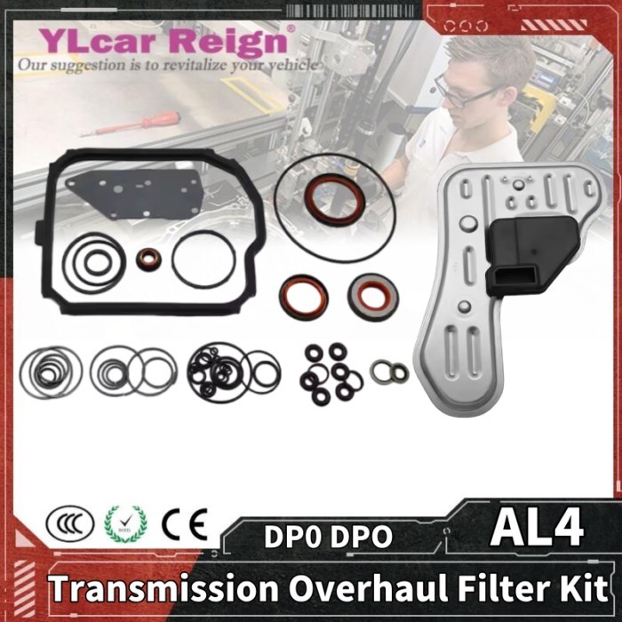DP0 DPO AL4 DP8 DP2 Automatic Transmission Overhaul Rebuild Repair Kit Gasket Fit O-rings Filter Fo