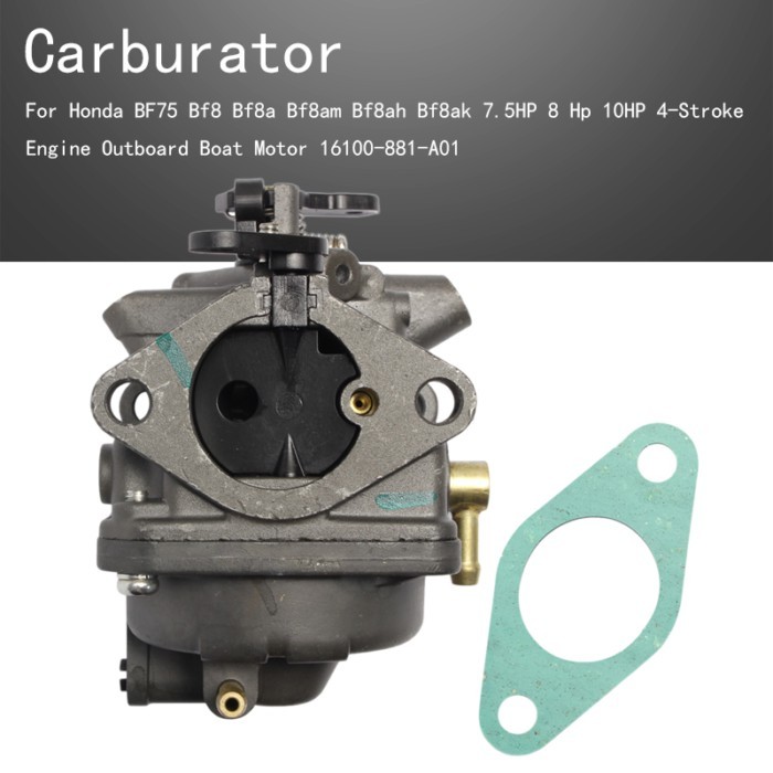 Carburetor For Honda BF75 Bf8 Bf8a Bf8am Bf8ah Bf8ak 7.5HP 8 Hp 10HP 4-Stroke Engine Outboard Boat