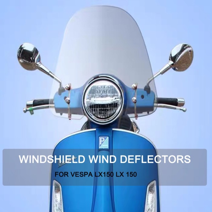 For Piaggio LX150 LX 150 Windshield Wind Deflectors Windscreen For Vespa LX150 LX 150