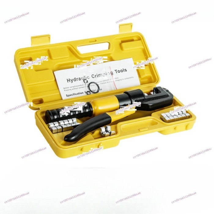 6T 4-70MM Hydraulic Crimper Tool Kit Tube Terminals Lugs Battery Wire Crimping Force YQK-70 Hydraul