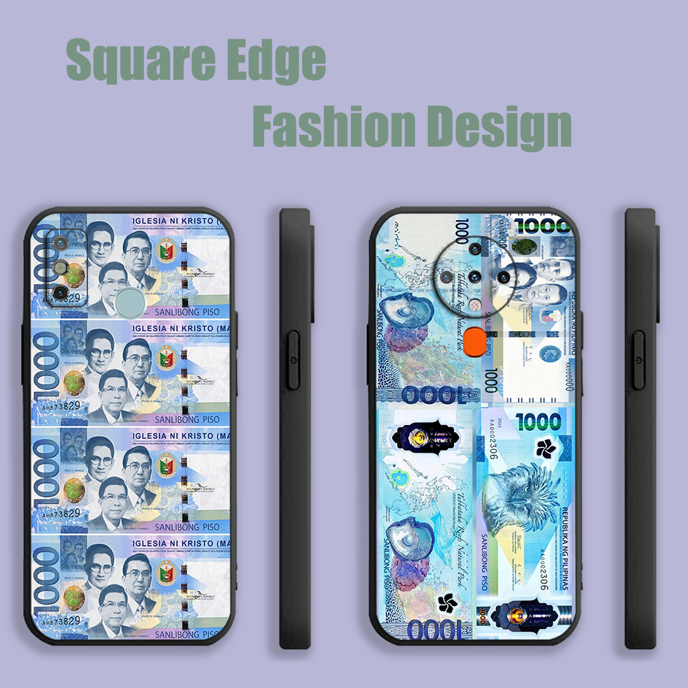 เคสสําหรับ Xiaomi 12s 12x POCO X4 GT M4 M5 F3 F4 M5S C40 Pro C55 C51 C75 4G ใหม่ 1000 peso bill DJU0