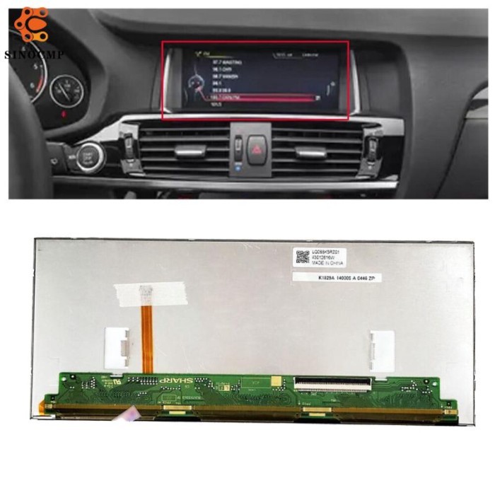 NBT EVO Radio NAV 8.8 Inch LCD Display Screen LQ088K5RZ01 4300345W For BMW X3 F25 X4 F26 2013-2018