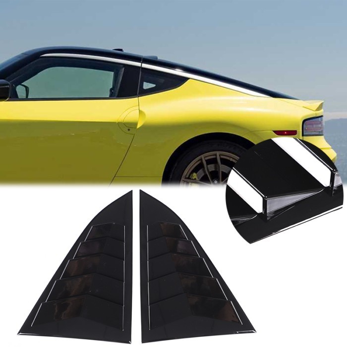 For 2021+ Nissan 400Z/RZ34/Z35 carbon fiber pattern car rear window triangle fairing decorative sti