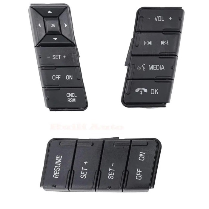 Ruili218 FL1T-9E740-BBW AL3T-9E740-DAW FL1T-9E740-DBW Multifunction Steering Wheel Cruise Control S