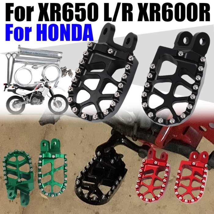 Motorcycle Footrest Footpegs Foot Pegs Rest Pedal For HONDA XR650L XR650R XR600R XR600 XR650 XR 650
