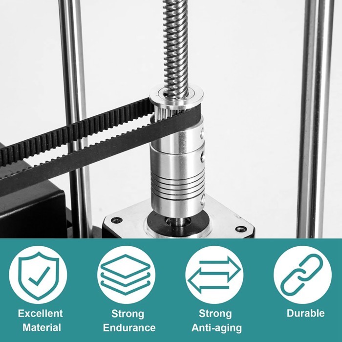 Z-Axis GT2 Timing Belt Pulley Kit 24 Teeth Synchronous Wheel and 1068mm Belt for TRONXY X5SA/X5SA P