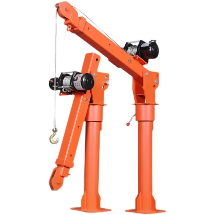 12v24v truck crane 220v household small lifting crane