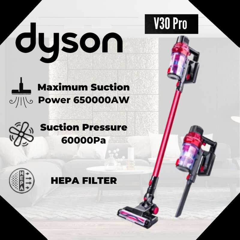 ✨จัดส่งภายใน 24 ชั่วโมง + จัดส่งฟรี✨เครื่องดูดฝุ่นไร้สาย V30 PRO / GHA606 เครื่องดูดฝุ่นแบบพกพาไร้สา