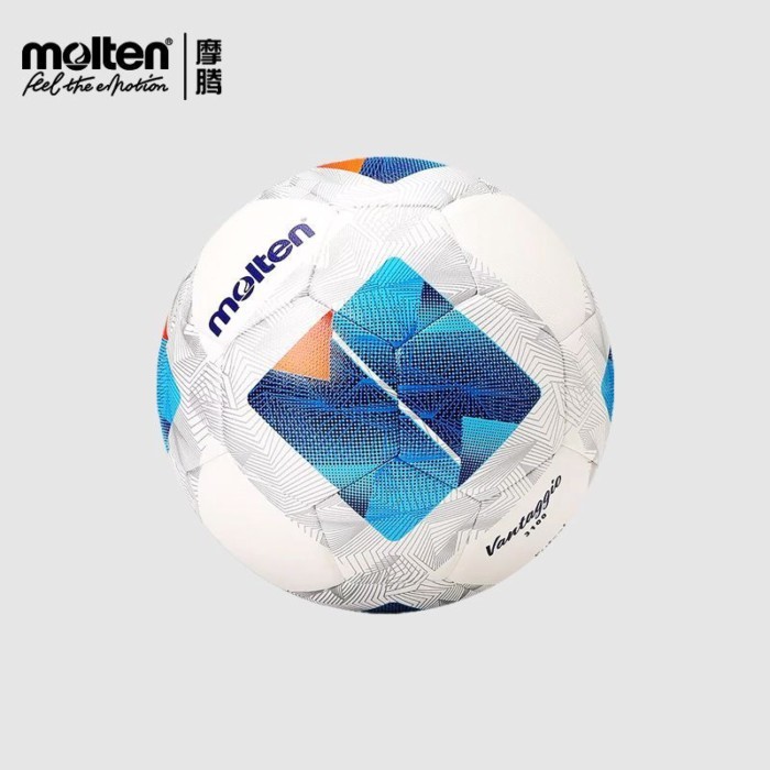 หนังนุ่มในร่ม Molten PU ทนต่อการสึกหรอการแข่งขันฟุตบอลยืดหยุ่นต่ำ F9N3100