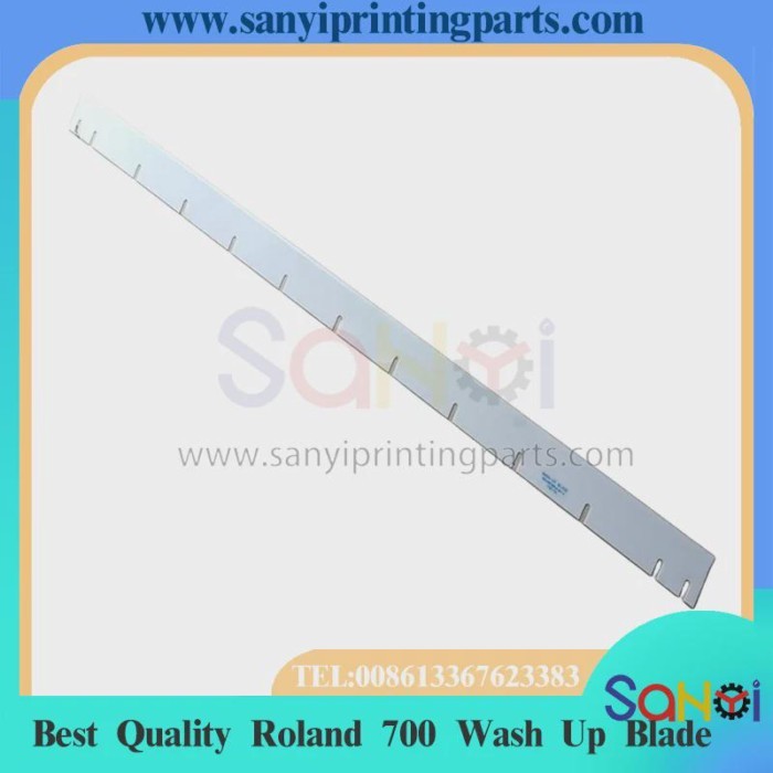 1PCS Best Quality Roland 700 Wash Up Blade 1100X55X1mm Printing Machine Parts